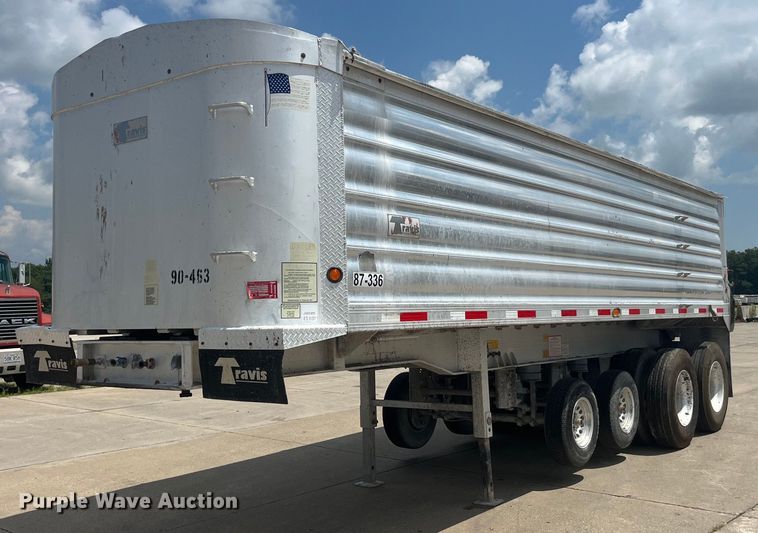 image for item EK8802 2008 Travis S/96 end dump trailer