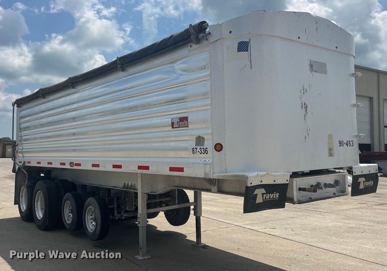 image for item EK8802 2008 Travis S/96 end dump trailer