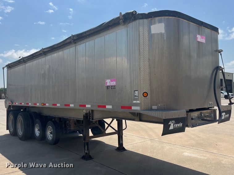 image for item EK8803 2019 Travis S/96 end dump trailer
