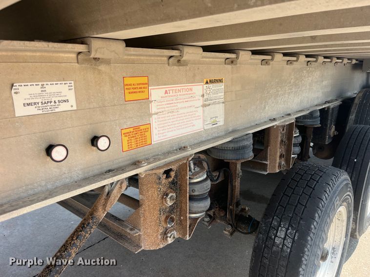 image for item EK8803 2019 Travis S/96 end dump trailer