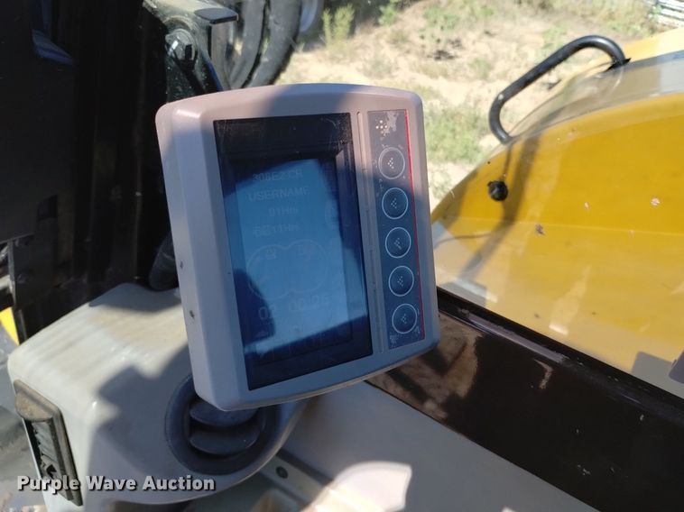 image for item LO9036 2016 Caterpillar 308E2 CR mini excavator