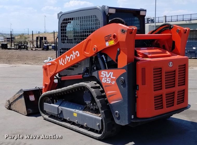 image for item LO9039 2022 Kubota  SVL65-2 tracked skid steer loader