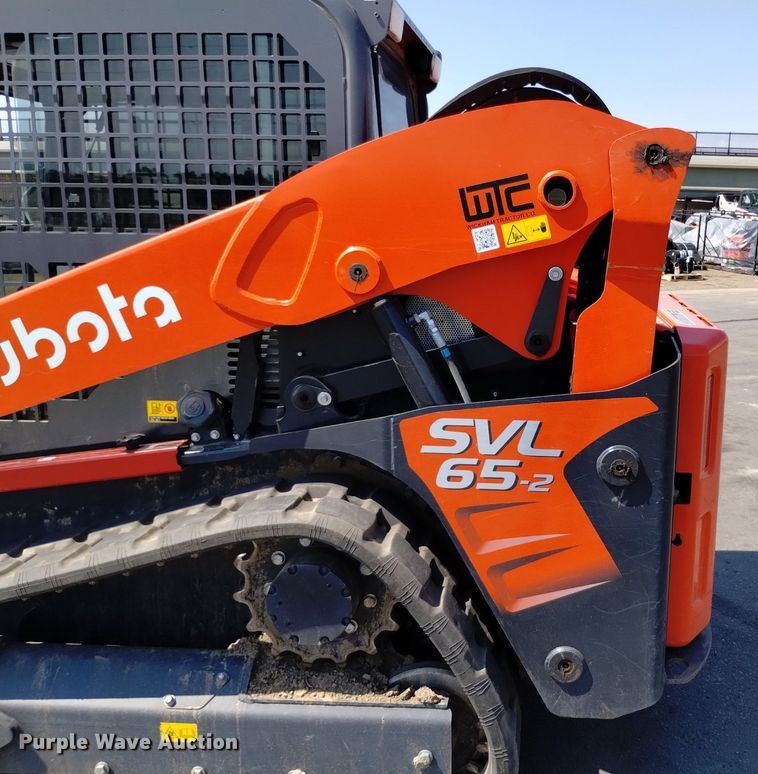 image for item LO9039 2022 Kubota  SVL65-2 tracked skid steer loader
