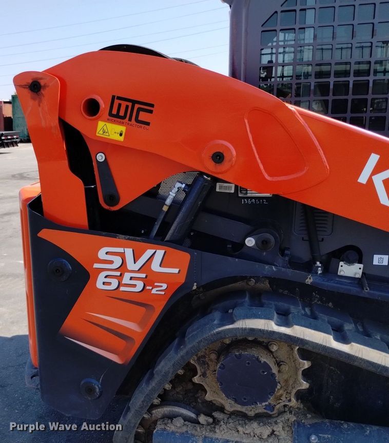 image for item LO9039 2022 Kubota  SVL65-2 tracked skid steer loader