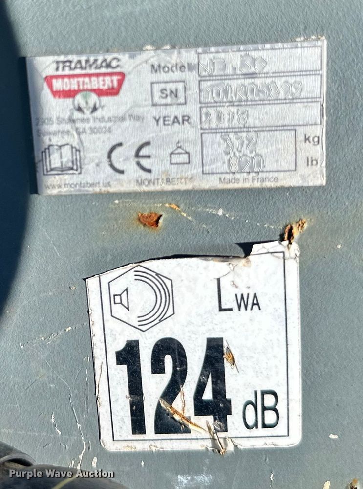 image for item lr9399 2018 Tramac ND30 breaker