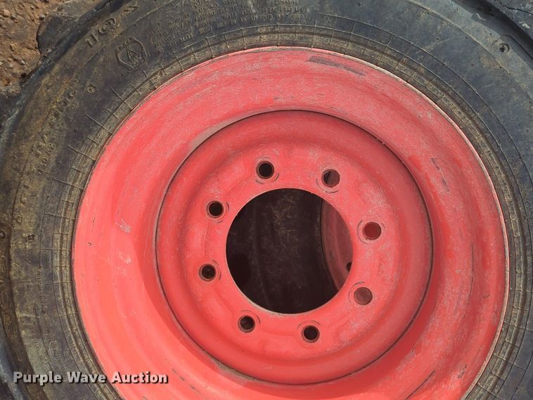 image for item NW9546 (4) 10x16.5 NHS skid steer tires and wheels