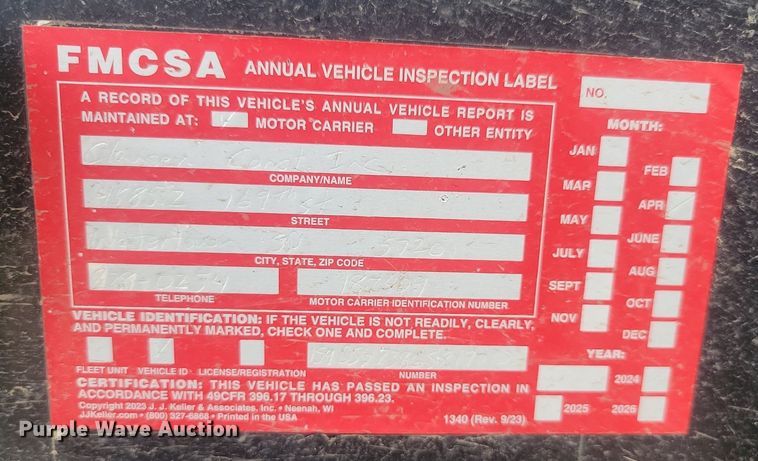 image for item OD9576 2016 Side Dump Industries  DS47CAR3R2T11 side dump trailer