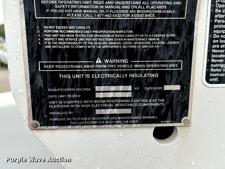 image for item OF9764 2014 Ford F550 Super Duty XL bucket truck