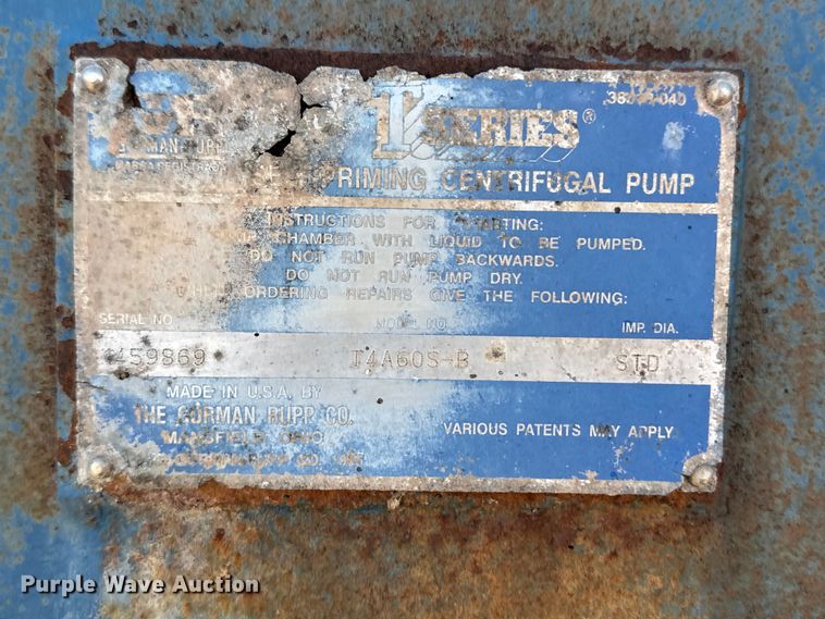 image for item OL9693 Shop built pump