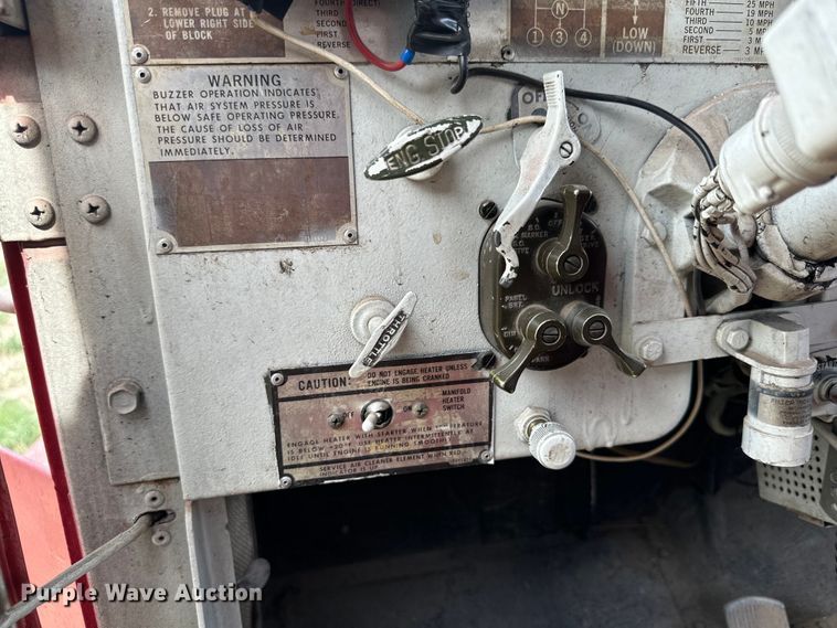 image for item DK6711 1975 Reo Motors M35A2 fire truck