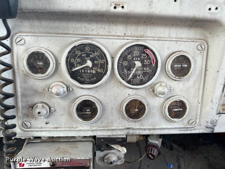 image for item DK6711 1975 Reo Motors M35A2 fire truck