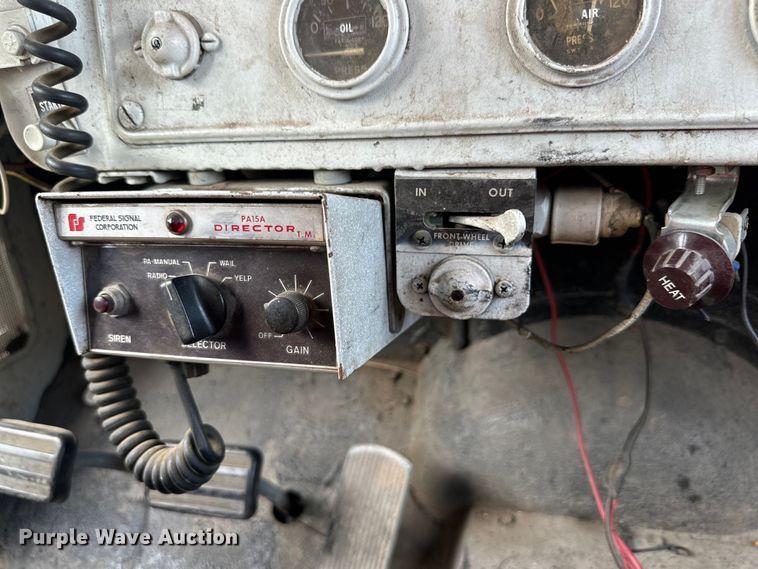 image for item DK6711 1975 Reo Motors M35A2 fire truck