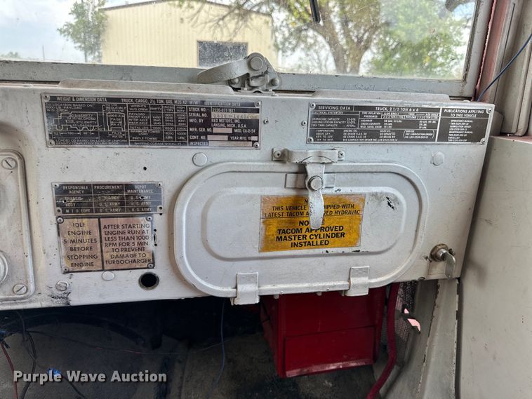 image for item DK6711 1975 Reo Motors M35A2 fire truck