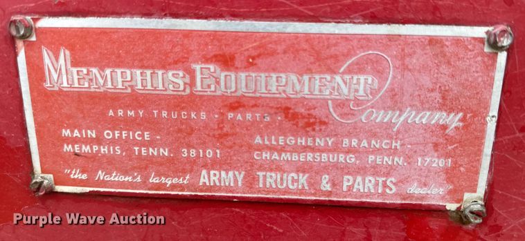 image for item DK6711 1975 Reo Motors M35A2 fire truck