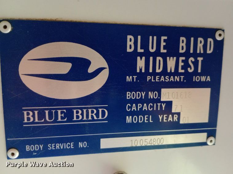 image for item DP1199 2000 International school bus