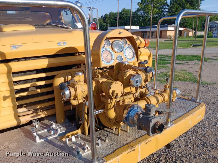 image for item DP1261 1972 Ford  750 fire truck