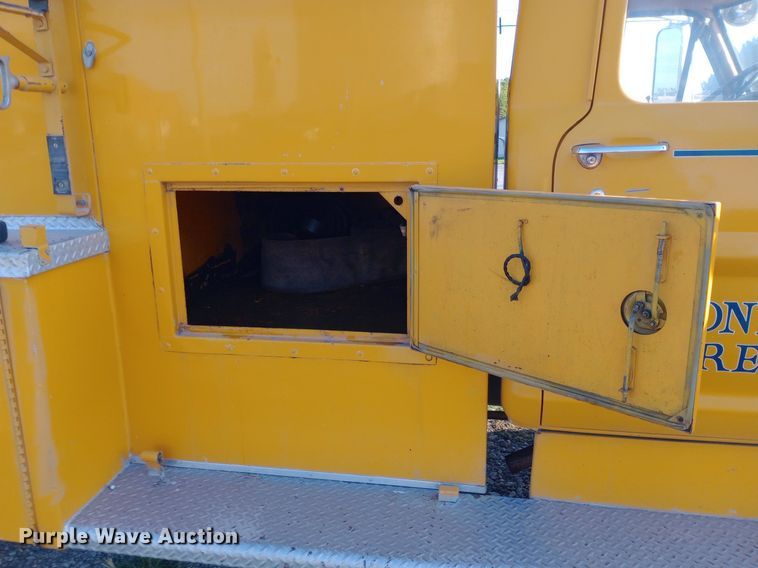 image for item DP1261 1972 Ford  750 fire truck