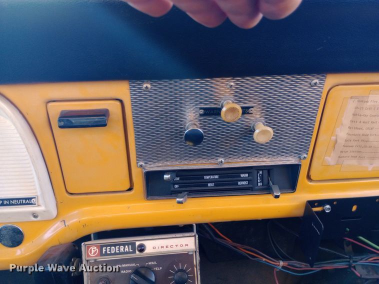 image for item DP1261 1972 Ford  750 fire truck