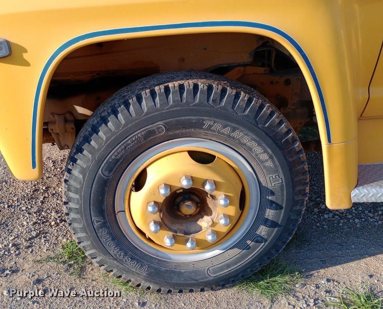 image for item DP1261 1972 Ford  750 fire truck