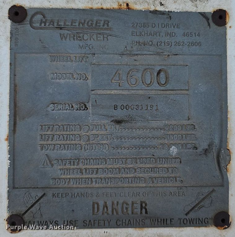 image for item DP6543 1997 Chevrolet 3500HD tow truck