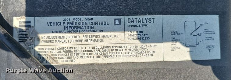 image for item DP6551 2004 Chevrolet Trailblazer SUV