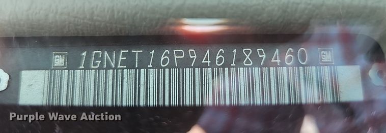 image for item DP6551 2004 Chevrolet Trailblazer SUV