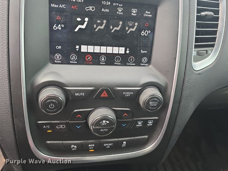 image for item DQ4445 2019 Dodge Durango SSV SUV