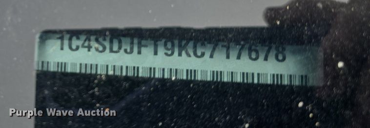 image for item DQ4445 2019 Dodge Durango SSV SUV