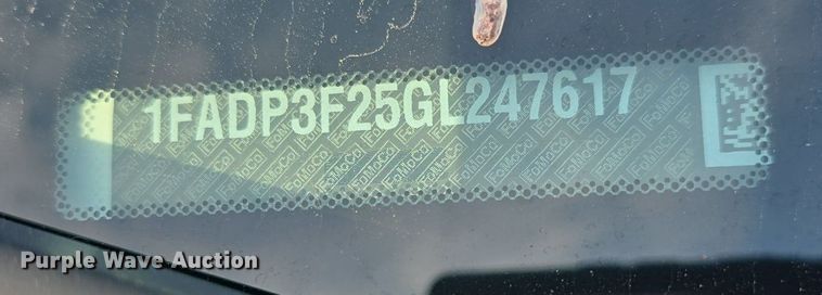 image for item DQ4456 2016 Ford Focus SE 