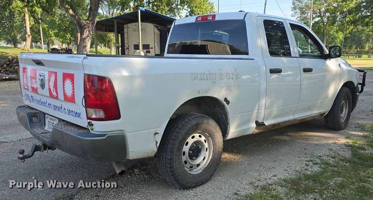 image for item DQ4462 2011 Dodge Ram 1500 Quad Cab pickup truck