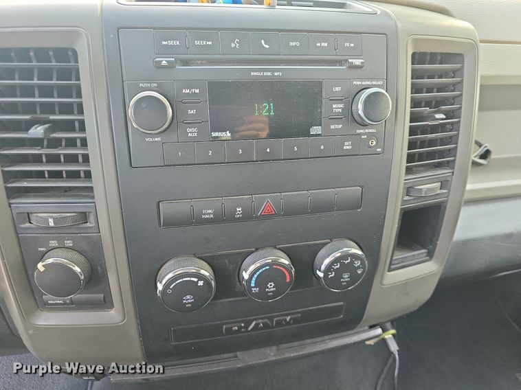 image for item DQ4462 2011 Dodge Ram 1500 Quad Cab pickup truck