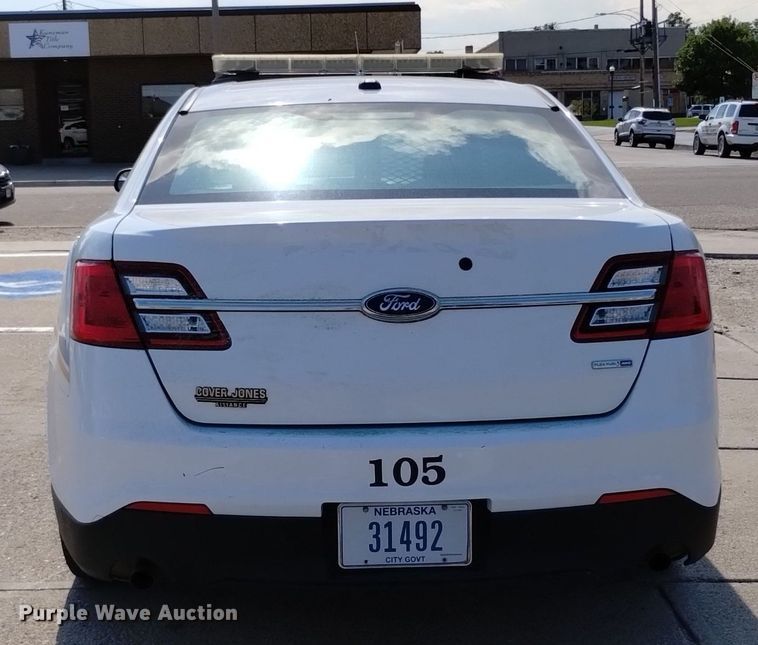 image for item DQ6162 2015 Ford Taurus Police Interceptor 
