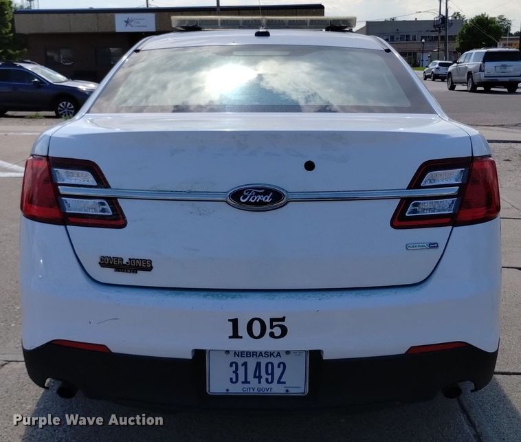 image for item DQ6162 2015 Ford Taurus Police Interceptor 