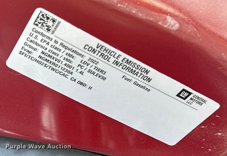 image for item DQ6875 2022 Buick Encore SUV