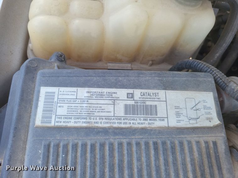 image for item DR4878 2002 Chevrolet  Silverado 3500 utility bed pickup truck