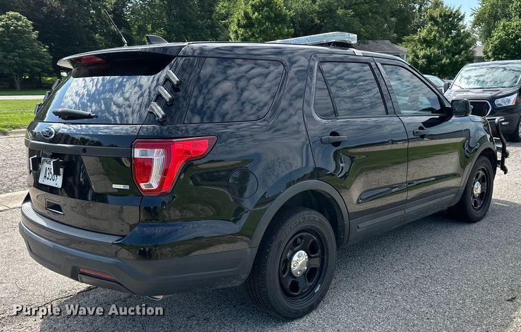 image for item DS4213 2019 Ford Explorer Police Interceptor  SUV