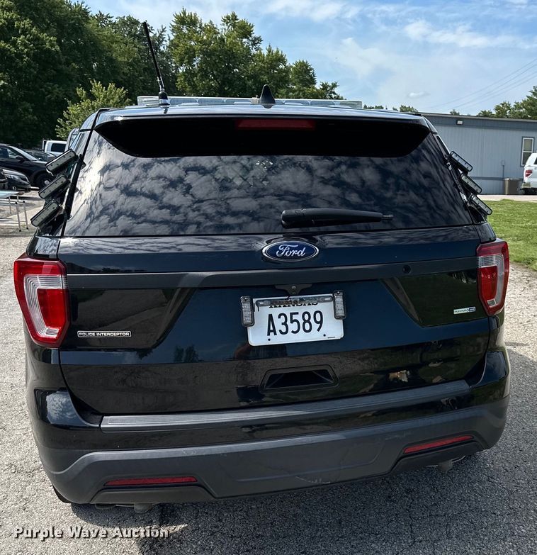 image for item DS4213 2019 Ford Explorer Police Interceptor  SUV