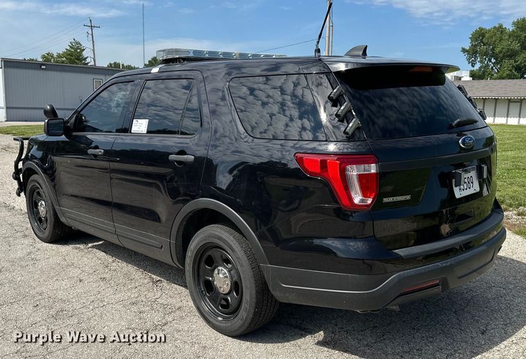image for item DS4213 2019 Ford Explorer Police Interceptor  SUV