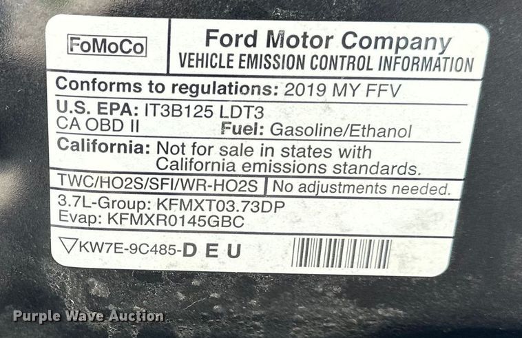 image for item DS4213 2019 Ford Explorer Police Interceptor  SUV