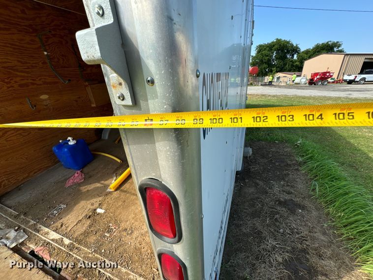 image for item DX0750 1997 Braco enclosed cargo trailer