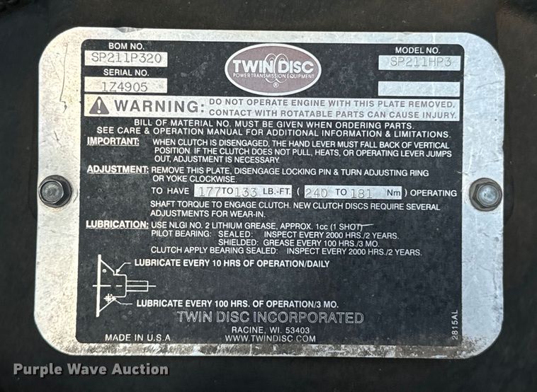 image for item DX0915 2008 Morbark Blizzard wood chipper