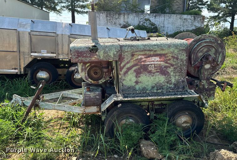 image for item DX0916 Meyers High Velocity sewer jetter trailer