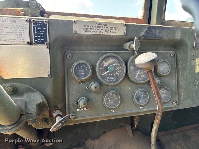 image for item DX0919 1983 AM General M817 dump truck