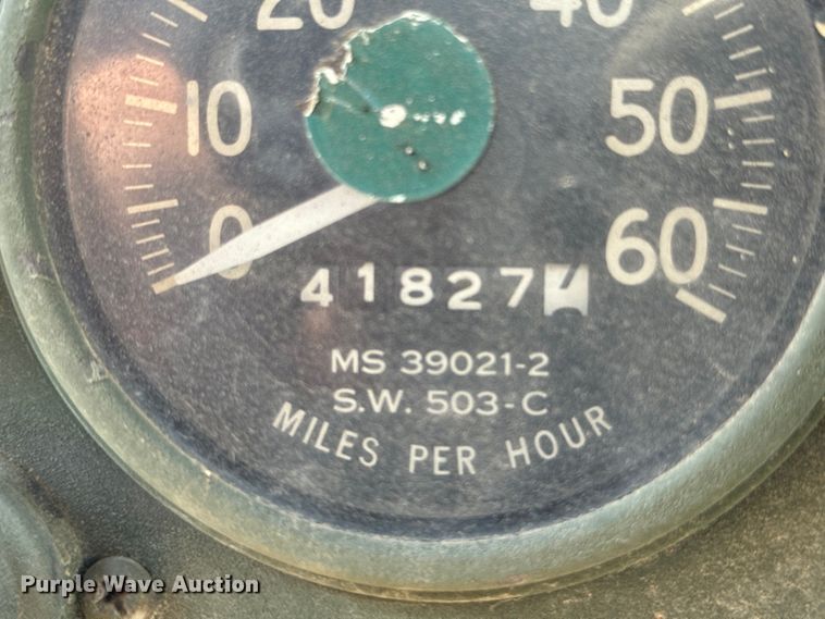 image for item DX0919 1983 AM General M817 dump truck