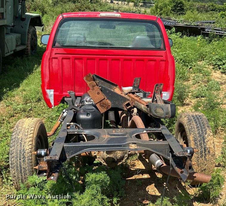image for item DX0921 1998 Dodge Ram 1500 pickup truck cab and chassis