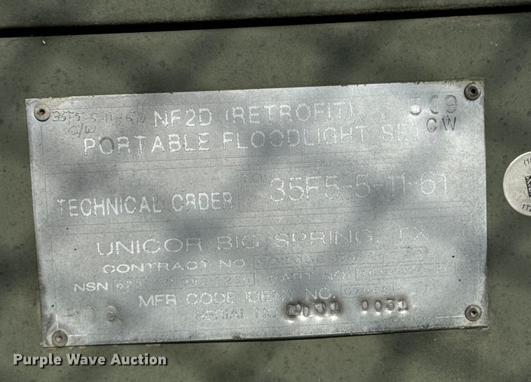 image for item DX0927 Unicor NF2D light plant