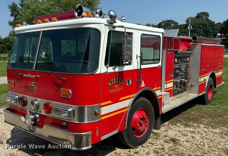 image for item DX0946 1988 Pierce Arrow pumper fire truck
