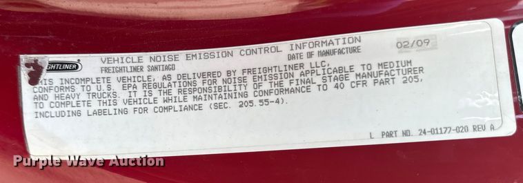 image for item EH4337 2010 Freightliner Buisness Class M2 ambulance