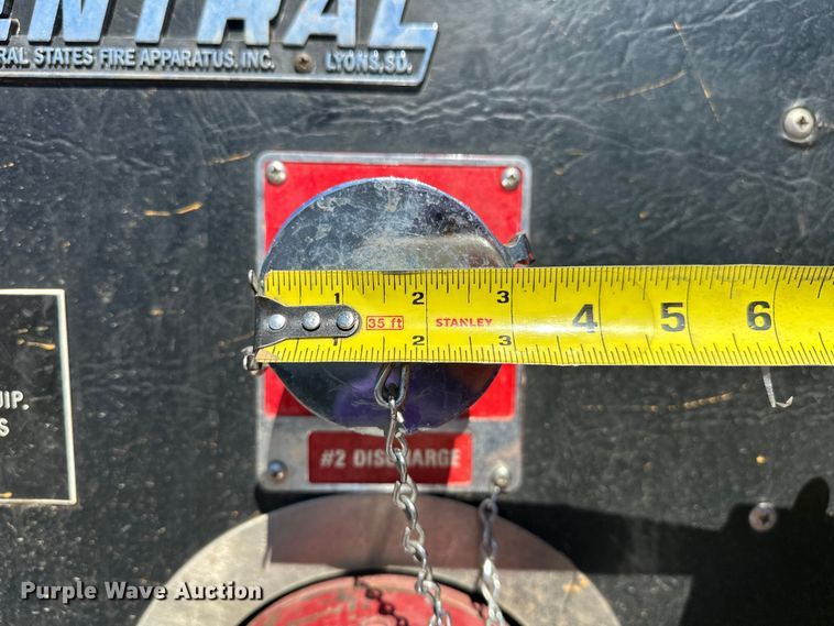 image for item EJ4398 1988 Ford  F800 pumper fire truck