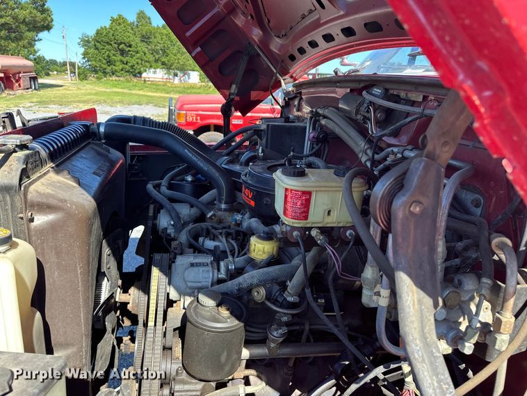 image for item EJ4398 1988 Ford  F800 pumper fire truck